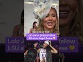 Lolo Jones gives Angel Reese her flowers for how she's carried herself from LSU to the pros 👏