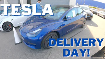 Tesla Model 3 Delivery Day: Picking Up My DREAM Car!