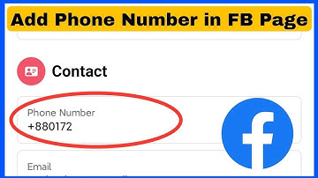 How To Add Phone Number in Facebook Page