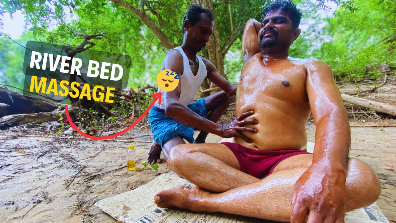 🔱Hogenakkal River🌊 Bed 🍃Natural Massage💆‍♂️ | ASMR Sleep🛌😴 Massage | Deep ✊Body Relax #massage