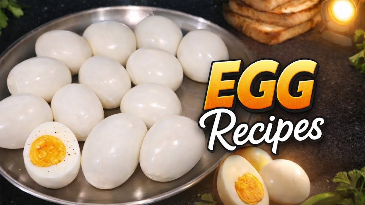 3 boiled egg recipes | Tasty and easy snacks idea | 