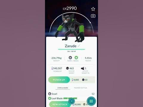 Pokémon Go Kerala, Got the mythical Pokemon zarude🤩👌