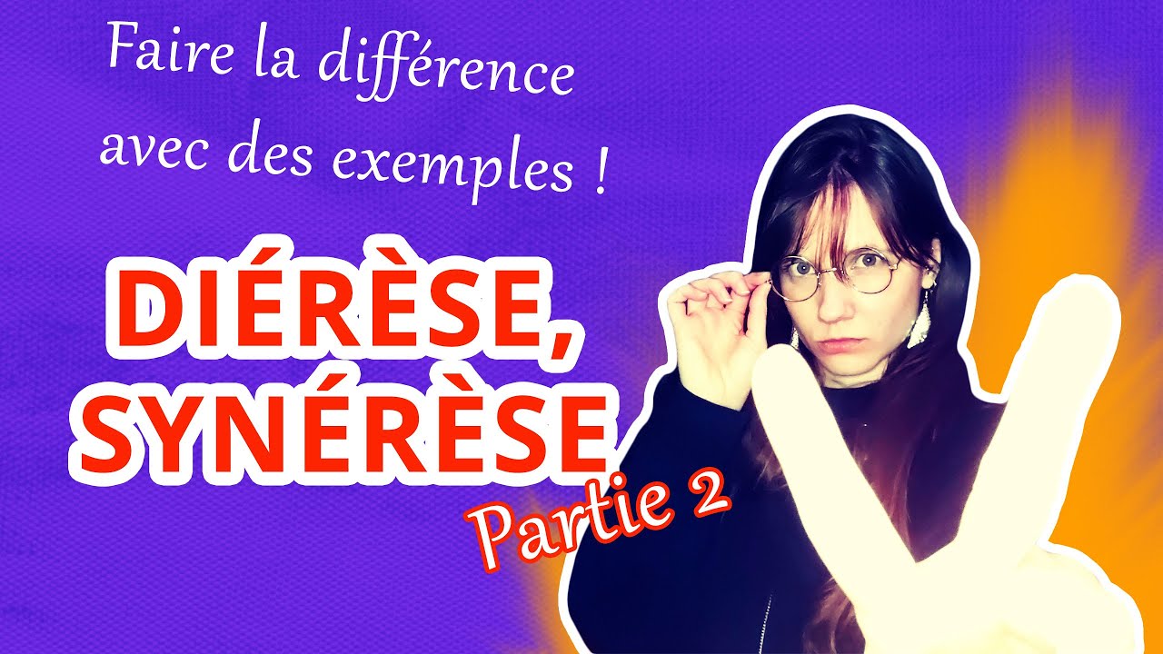 POÉSIE - Diérèse Synérèse 2 - Différencier avec des exemples - YouTube