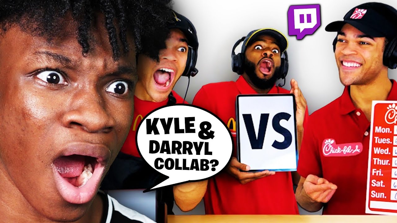 KYLE & DARRYL COLLAB! KyleExum The McDonalds vs. ChickFilA Rap