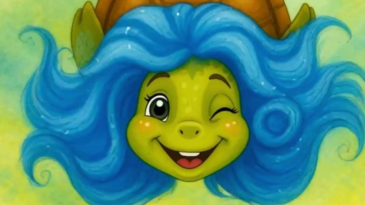 [Kids Story Song] Turtle Turtle with Enchanting Blue Hair | Picture Book Available on Amazon Kindle!
