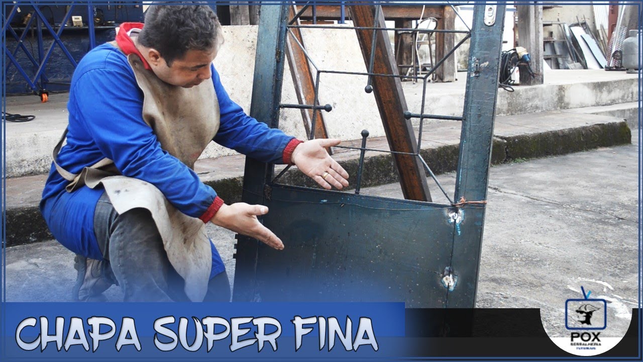 COMO SOLDAR CHAPA FINA COMO PAPEL