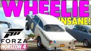 How To Wheelie In Forza Horizon 4 Insane Wheelies Fh4 Wheelie Car Tutorial
