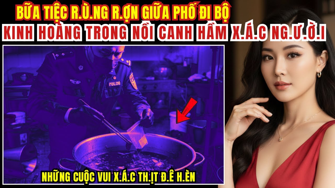 Kỳ Án Trung Quốc - Bữa Tiệc R.ù.ng R.ợn Giữa Phố Đi Bộ -Kinh Hoàng Trong Nồi Canh... - Kỳ Án Đen Tối