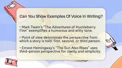 Can You Show Examples Of Voice In Writing? - The Prose Path