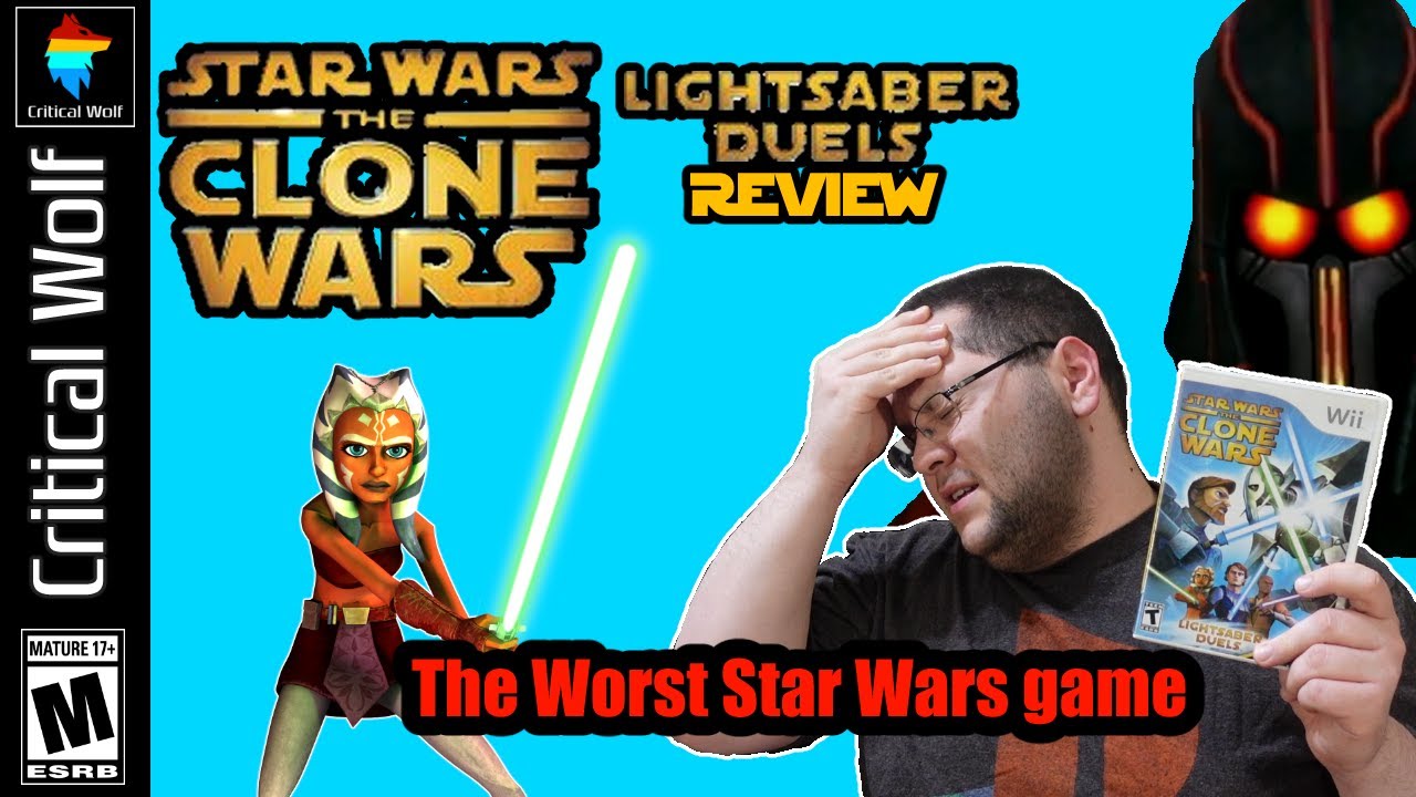 Star wars the clone wars: Lightsaber duels [The worst Star Wars game] - Critical Wolf