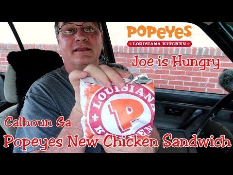 Video Popeyes® | Chicken Sandwich Review | food Review | Joe... - youtube