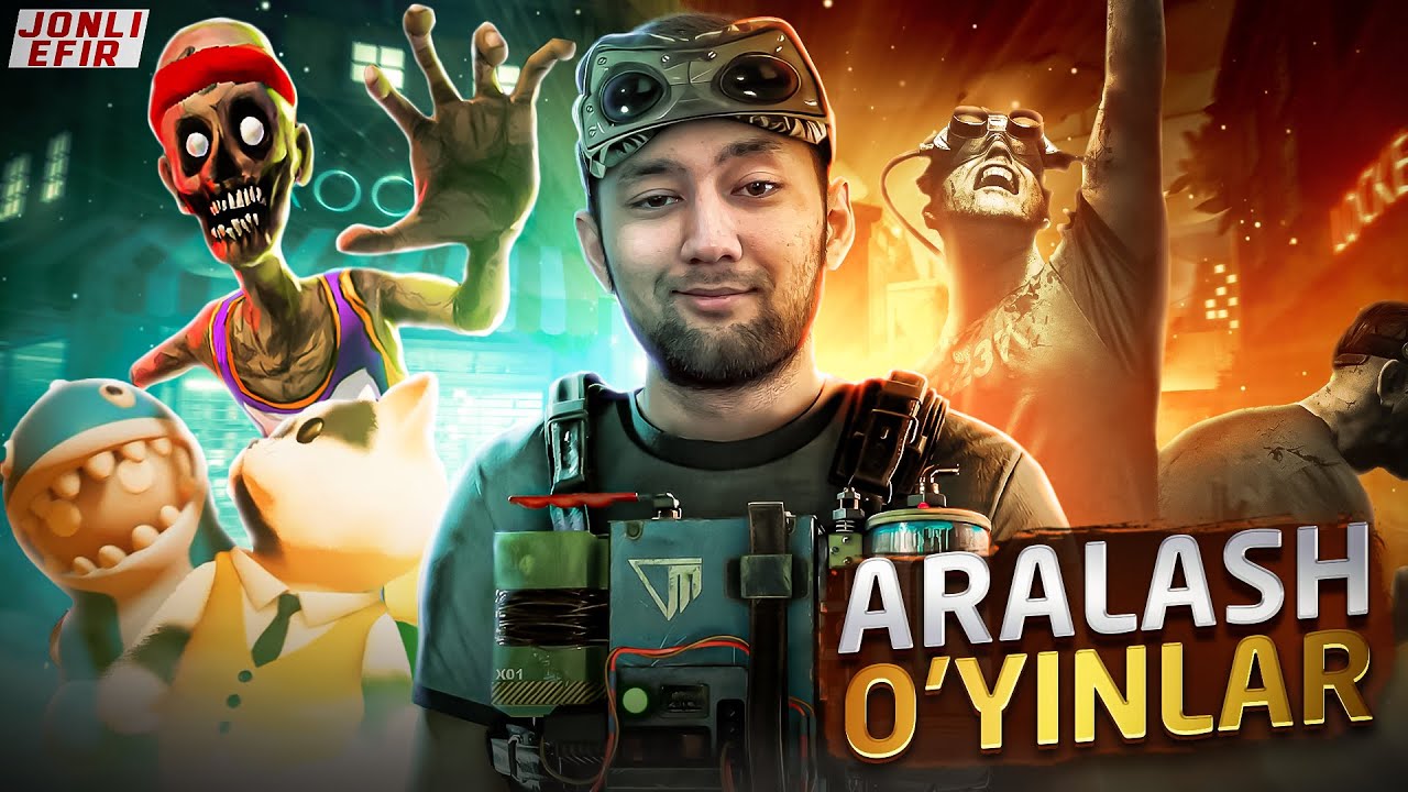 JONLI EFIR - ARALASH O'YINLAR | UZLIDER