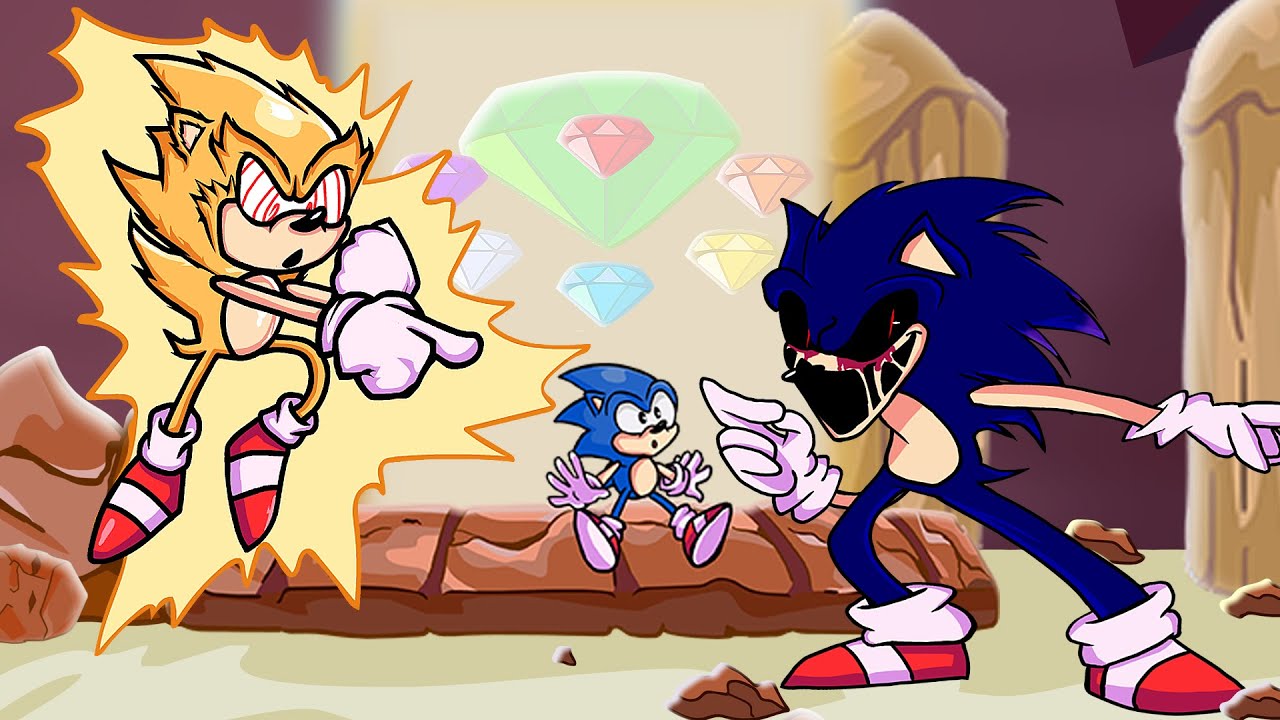 Fleetway Super Sonic insults the other Vs. Sonic.exe 3.0 newcomers