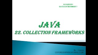 COLLECTION FRAMEWORKS Net Worth