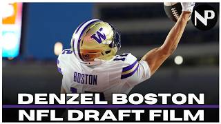 Denzel Boston NFL Draft Film