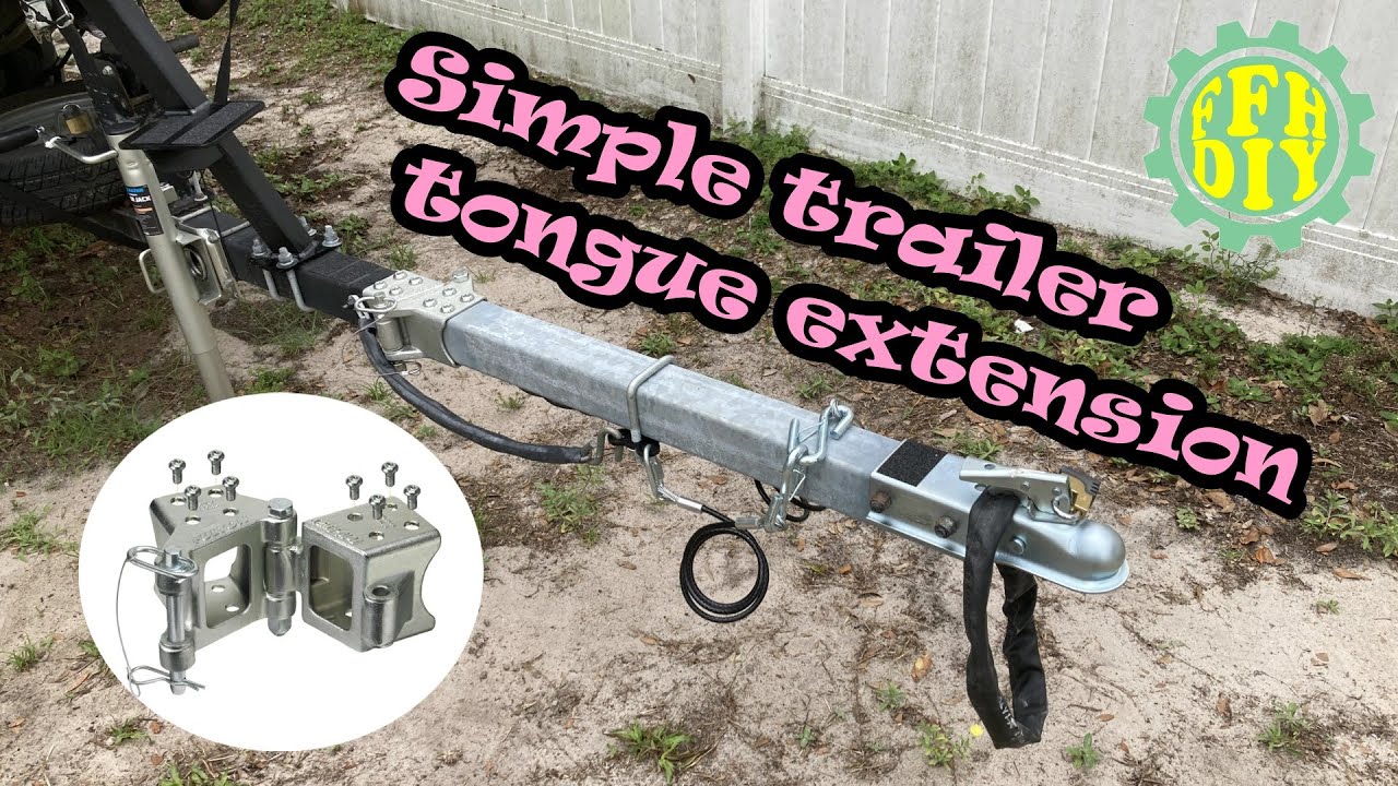 Simple Trailer Tongue Extension - Florida Fish Hunter