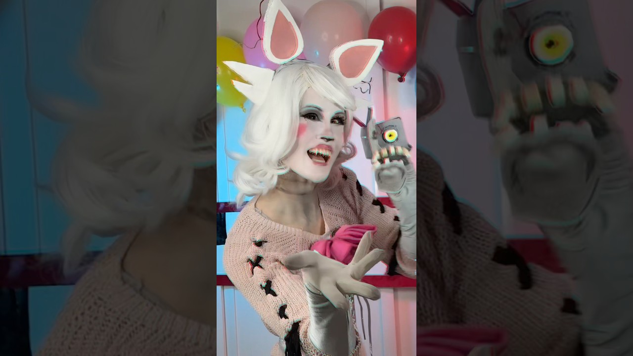 Je suis trop contente de ressortir mon cosplay de Mangle ! #cosplay #humour #fnaf
