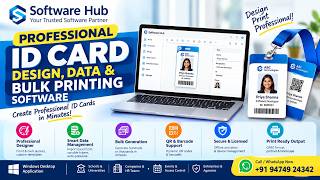 Professional ID Card Maker Software | Design, Data & Bulk ID Card Printing | Software Hub screenshot 2