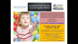 See Things Through Their Eyes: Sensory Integration Webinar Recording 3840x2070