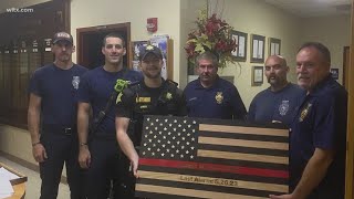 Special gift for fallen Irmo firefighter