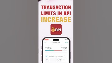 How to increase transaction limit in BPI app