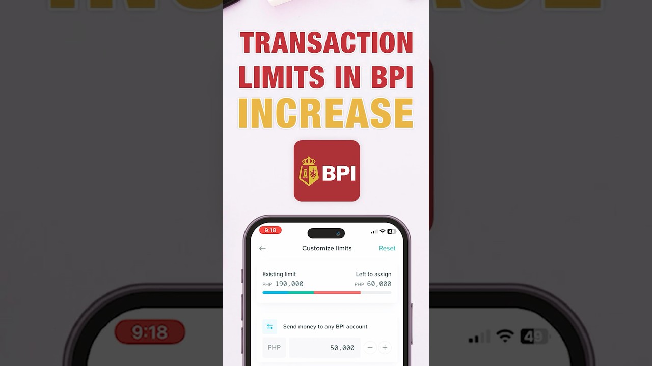 Как увеличить лимит транзакций в приложении BPI