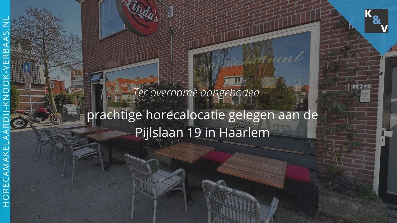 Horecalocatie - Pijlslaan 19 te Haarlem - Horecamakelaardij Knook & Verbaas