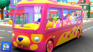 wheels on the bus nursery rhymes and preschool cartoon videos by baby big cheese