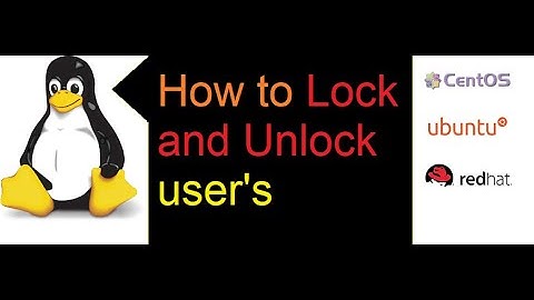How to Lock and Unlock a user using password command in rhel redhat linux @dailystudylinux