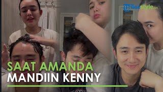 Momen Ketika Amanda Manopo Mandiin Kenny Austin, Sang Suami Pasrah Seperti Anak Kecil dengan Emaknya