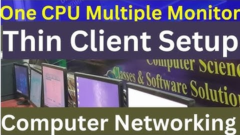 Thin Client Setup | Installation | एक ही CPU से कई कंप्यूटर कैसे चलाये।#thinclient #computersetup