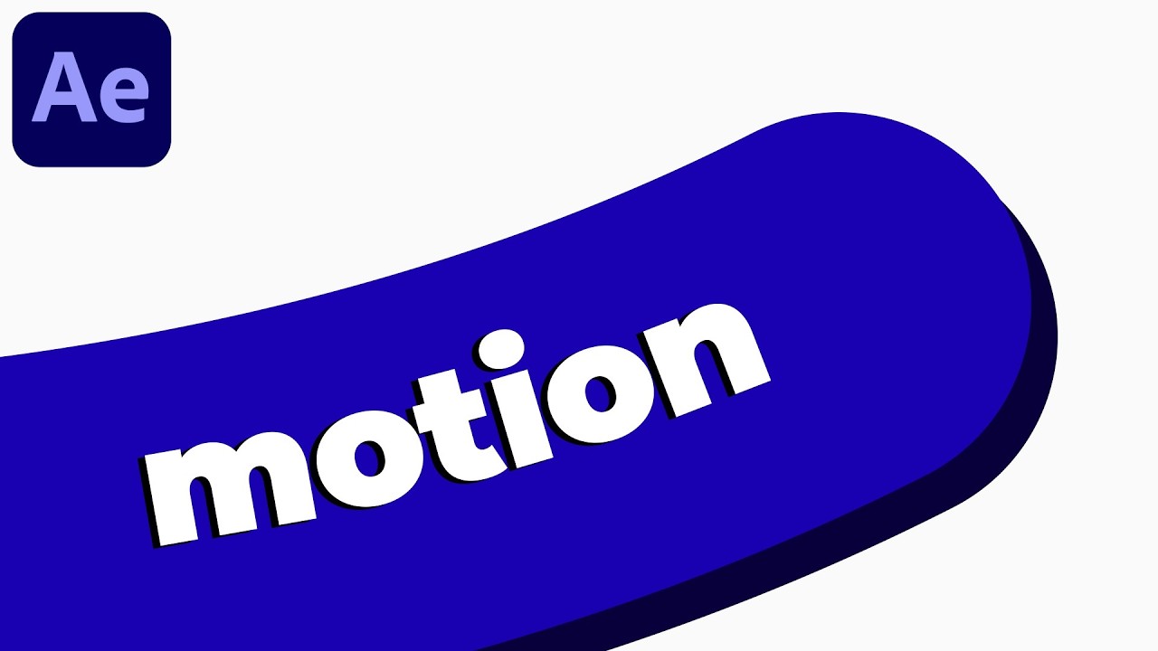 Minimal Line Motion Graphics Text Animation in After Effects - After ...