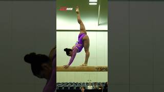 Amazing Balance Beam Performance 🔥 #gymnastics
