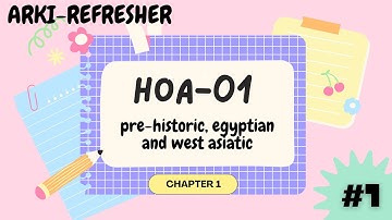 Episode 1:ALE HOA Refresher Questions (Pre-historic, Egyptian & West Asiatic) ALE REVIEW REFRESHER