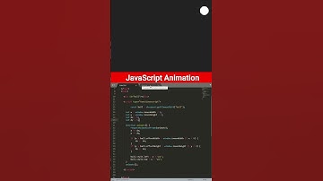 JavaScript Animation #shorts