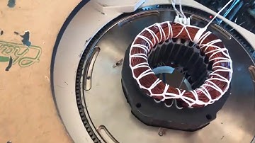 How to make a electric motor stator - motor production assembly line