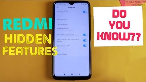 Redmi Note 8 Pro Hidden Features Tips and Tricks - Hack Life