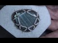 Tutorial: Beaded Embroidery Techniques Freeform Bezel for any shape of Gemstone