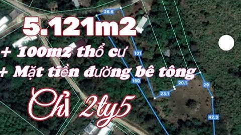 Đất mặt tiền đường bê tông , suối bao hậu . Diện tích 5.121m2 có 100m2 thổ cư . Giá rẻ #bdsdongnai