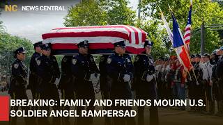 Historic Farewell: Thousands Mourn U.S. Army Staff Sgt. Angel Rampersad in Emotional Funeral | AC1W