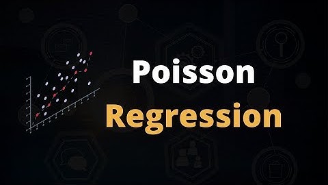 Poisson regression   Poisson regression model