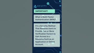 What is Multifactor Authentication?