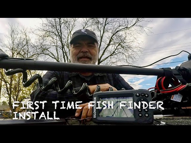 How I installed My Bow Mount Fish Finder 