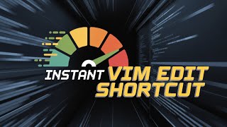 How To Instantly Jump To Your Last Edit In Vim!