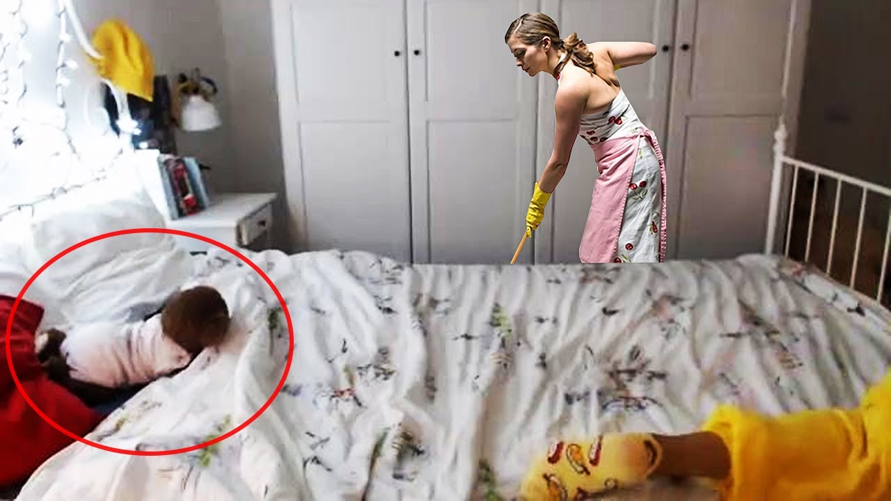 Уборщица услышала детский плач из комнаты дочери миллионера, а когда ...