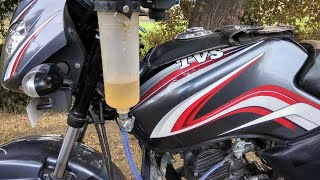 actual mileage of tvs sport