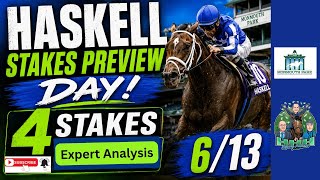 HASKELL STAKES PREVIEW DAY AT MONMOUTH, LATE PICK 5; Picks and Ponies Ep. 474