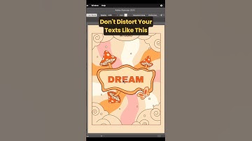 How to use the Envelope Distort Tool in Adobe Illustrator 💫 #illustratortips #illustratortutorial