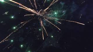 Fireworks from a drone July 4th 2021 over Stratford, Laurel Springs, Somerdale, Voorhees