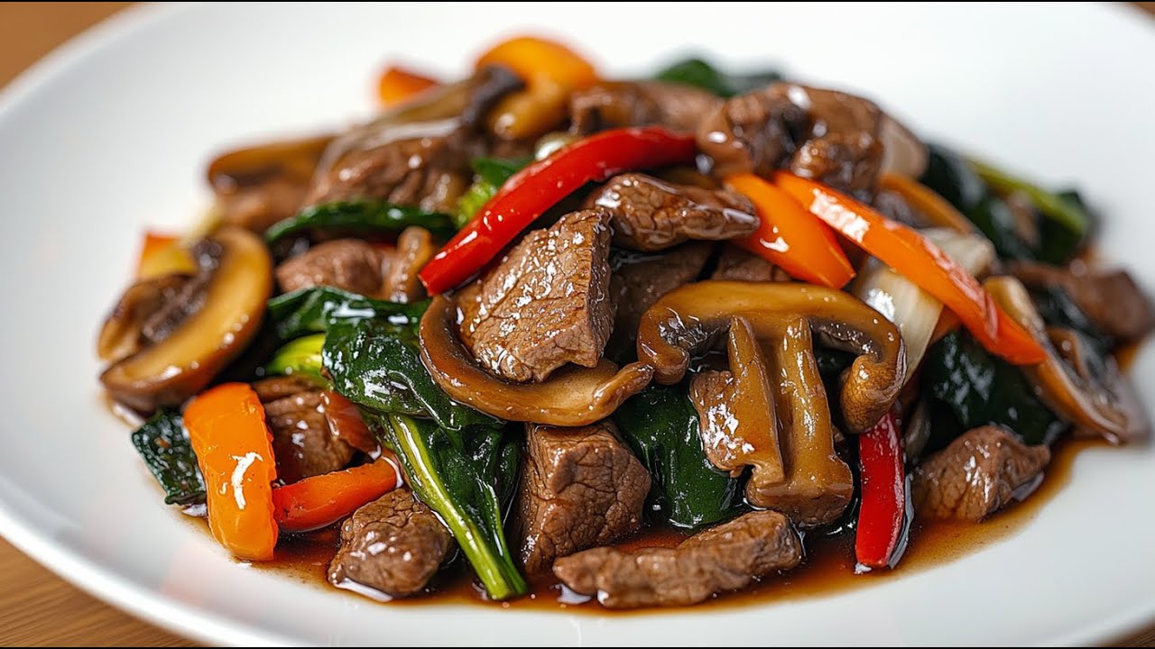 Сочный говяжий стир-фрай с овощами - максимальный вкус за минимальное время!